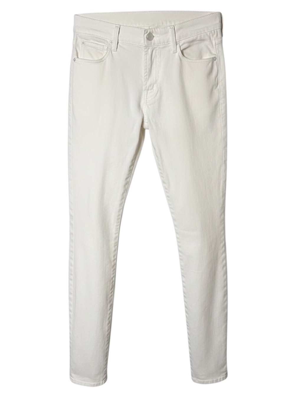 MOTHER The Charmer High Rise Skinny Jeans Glass Slipper White Size 25 - Picture 1 of 16